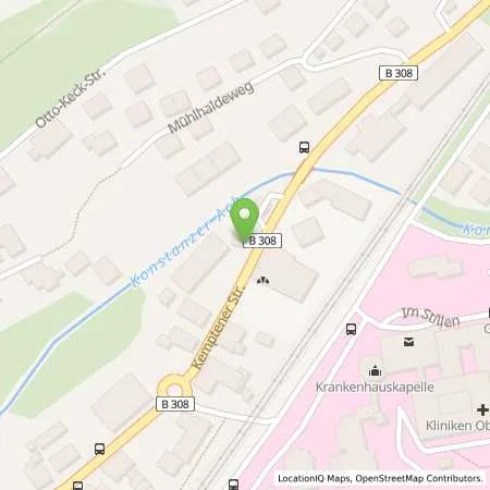 Standortübersicht der Tankstelle BK-Tankstelle Kurt Kreidemeier in 87509 Immenstadt