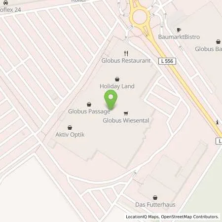 Standortübersicht der Tankstelle Globus Handelshof St. Wendel GmbH & Co. KG Betriebsstätte Wiesental in 68753 Waghäusel