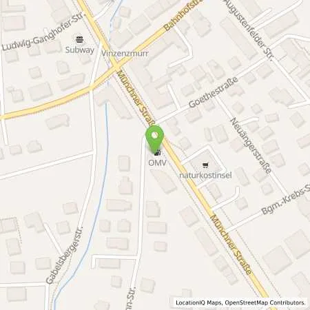 Standortübersicht der Tankstelle Dachau Münchner Strasse 43 in 85221 Dachau