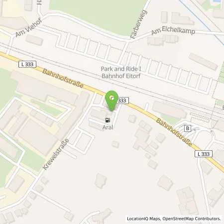 Standortübersicht der Tankstelle Aral Tankstelle in 53783 Eitorf
