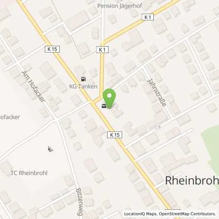 Standortübersicht der Tankstelle Kramer-Graziola GmbH in 56598 Rheinbrohl