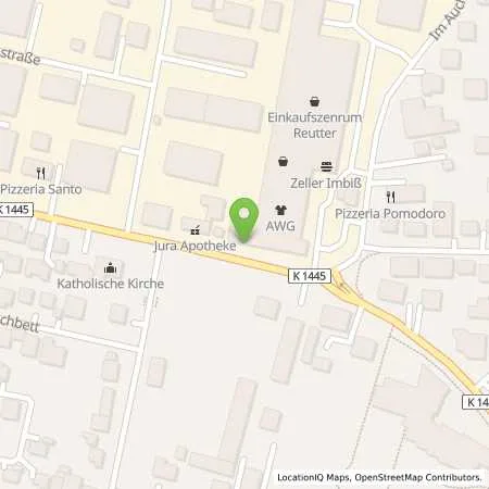 Standortübersicht der Tankstelle MTB Tankstelle in 73119 Zell unter Aichelberg