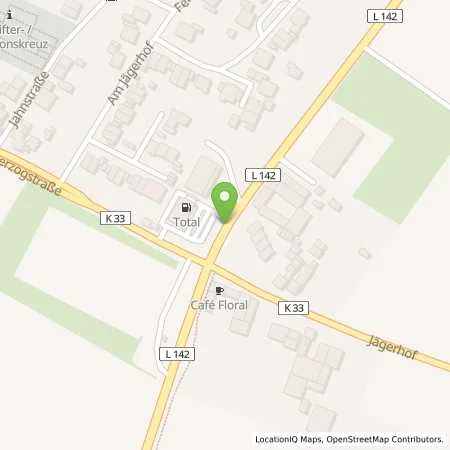 Standortübersicht der Tankstelle TotalEnergies Grevenbroich in 41516 Grevenbroich