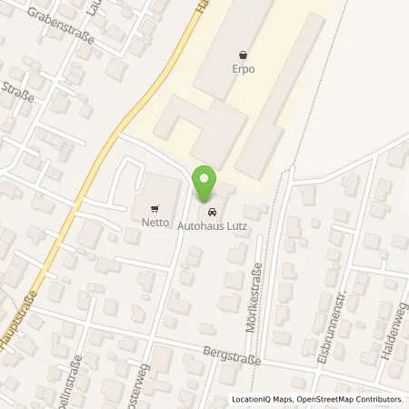 Standortübersicht der Tankstelle Anton Lutz GmbH in 73072 Donzdorf