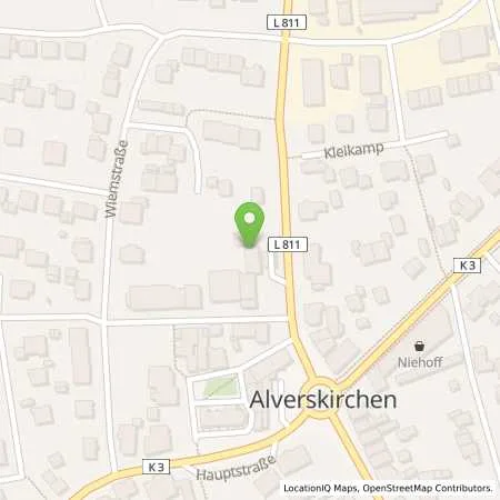 Standortübersicht der Tankstelle Schürkötter & Bleckmann GmbH in 48351 Everswinkel / Aiverskirchen