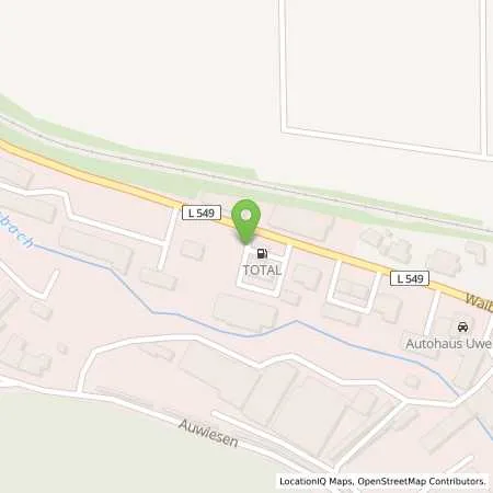 Standortübersicht der Tankstelle TotalEnergies Neckarbischofsheim in 74924 Neckarbischofsheim