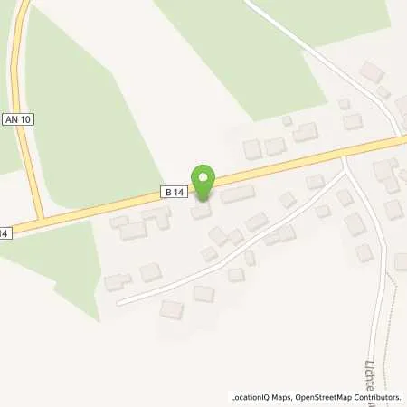 Standortübersicht der Tankstelle Christoph Schuster in 91580 Wicklesgreuth