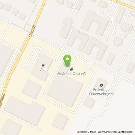 Standortübersicht der Tankstelle Altländer Obst eG in 21635 Jork