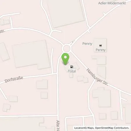 Standortübersicht der Tankstelle TotalEnergies Georgsmarienhuette in 49124 Georgsmarienhuette