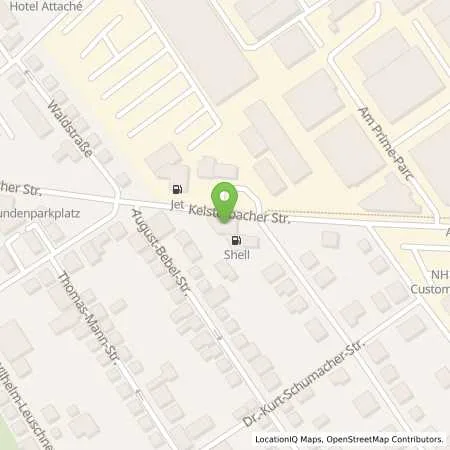 Standortübersicht der Tankstelle Shell Raunheim Kelsterbacher Str. 1-3 in 65479 Raunheim