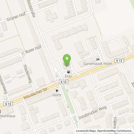 Standortübersicht der Tankstelle Esso Tankstelle in 67065 LUDWIGSHAFEN AM RHEIN