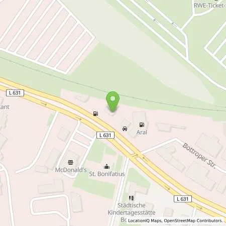 Standortübersicht der Tankstelle JET ESSEN BOTTROPER STR. 306 in 45356 ESSEN