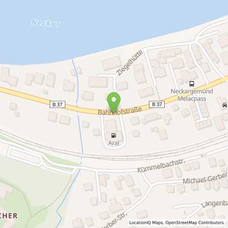 Standortübersicht der Benzin-Super-Diesel Tankstelle: Esso Tankstelle in 69151, NECKARGEMUEND