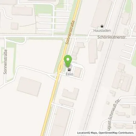 Standortübersicht der Tankstelle Esso Tankstelle in 85764 OBERSCHLEISSHEIM