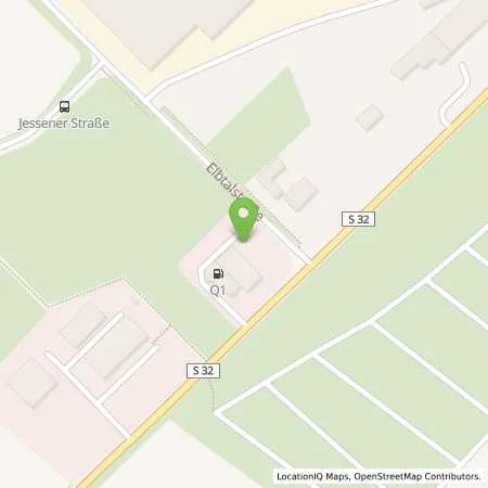 Standortübersicht der Tankstelle Q1 Tankstelle in 01623 Lommatzsch