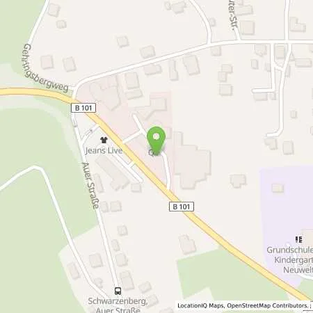 Standortübersicht der Tankstelle Q1 Tankstelle in 08340 Schwarzenberg