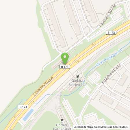 Standortübersicht der Benzin-Super-Diesel Tankstelle: star Tankstelle in 01169, Dresden