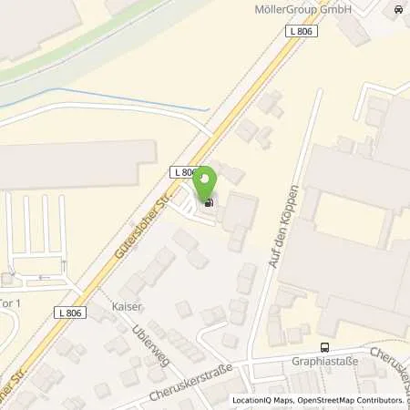 Standortübersicht der Tankstelle Aral Tankstelle in 33649 Bielefeld