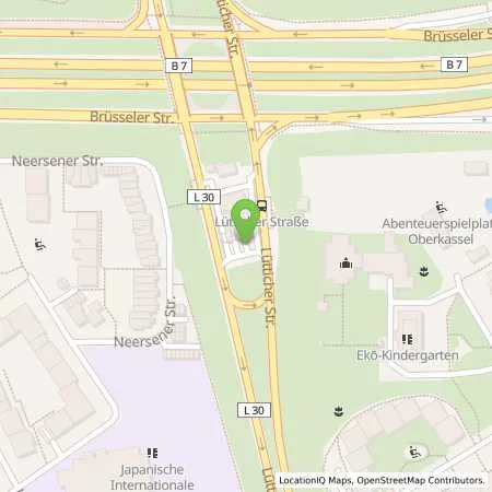 Standortübersicht der Tankstelle Aral Tankstelle in 40547 Düsseldorf