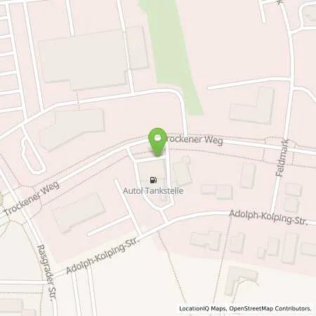 Standortübersicht der Tankstelle Autol in 17034 Neubrandenburg