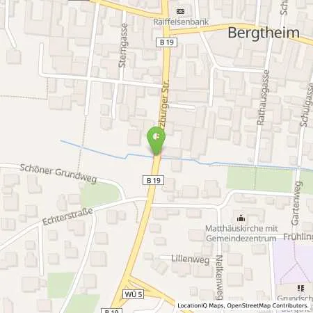 Standortübersicht der Tankstelle Aral Tankstelle in 97241 Bergtheim