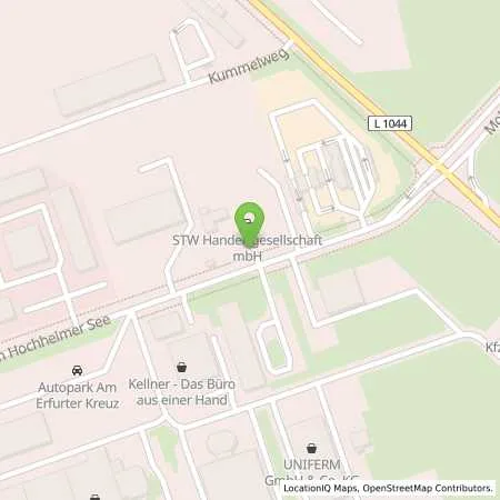 Standortübersicht der Tankstelle Shell Neudietendorf Am Hochheimer See in 99192 Neudietendorf