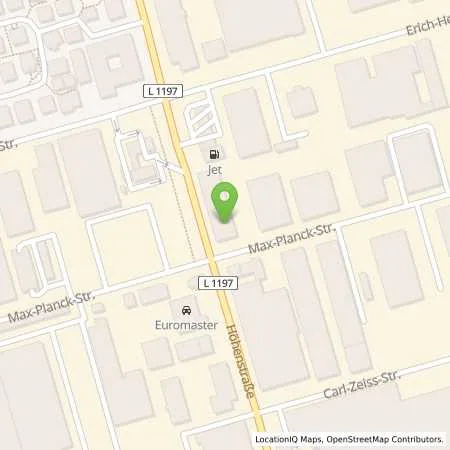 Standortübersicht der Tankstelle LD Tankstelle Fellbach in 70734 Fellbach