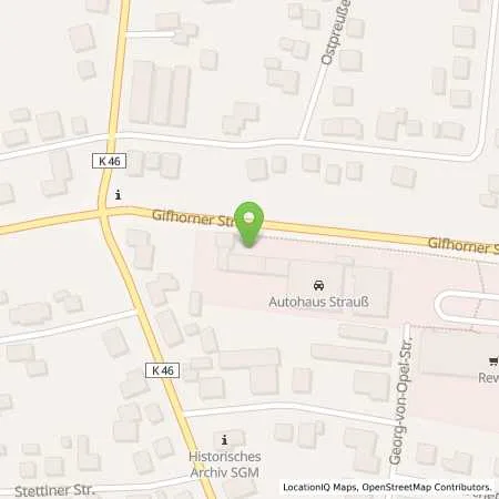 Standortübersicht der Tankstelle Tankstelle Strauß GbR in 38536 Meinersen