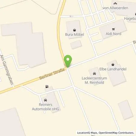 Standortübersicht der Tankstelle star Tankstelle in 19258 Boizenburg