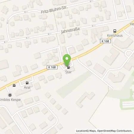 Standortübersicht der Tankstelle star Tankstelle in 56410 Montabaur