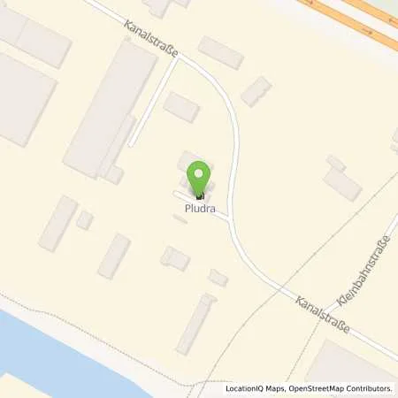 Standortübersicht der Tankstelle Pludra Tankpunkt Kanalhafen in 48432 Rheine