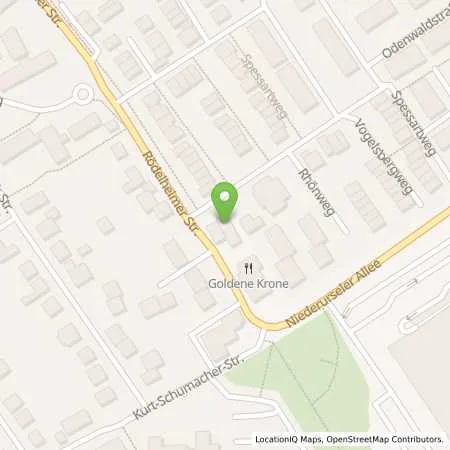 Standortübersicht der Tankstelle KFZ-Service Basam GmbH KFZ-Meisterbetrieb in 65760 Eschborn