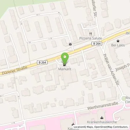 Standortübersicht der Tankstelle Stefan Eyring in 50935 Köln