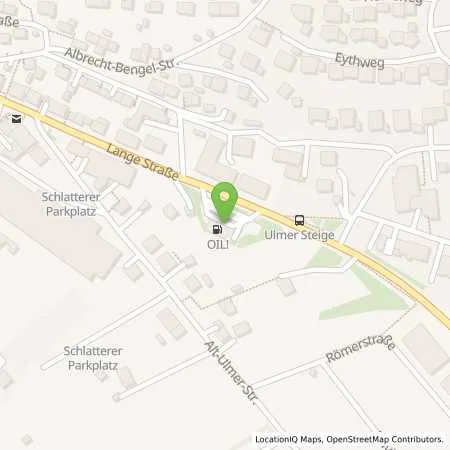 Standortübersicht der Tankstelle OIL! Tankstelle Herbrechtingen in 89542 Herbrechtingen