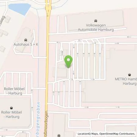 Standortübersicht der Tankstelle Shell Hamburg Grossmoorbogen 1 in 21079 Hamburg