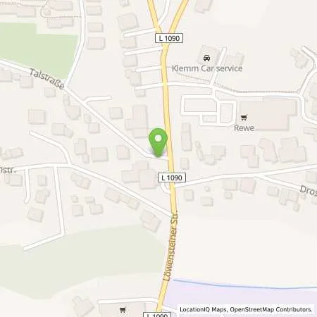 Standortübersicht der Tankstelle Shell Wuestenrot Loewensteiner Straße 29 in 71543 Wuestenrot