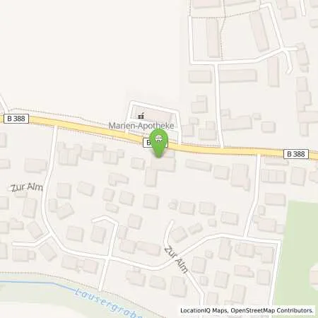 Standortübersicht der Tankstelle BK-Tankstelle Anton Eschbaumer in 85452 Moosinning