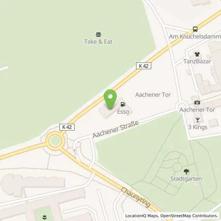 Standortübersicht der Tankstelle Esso Tankstelle in 50126 BERGHEIM