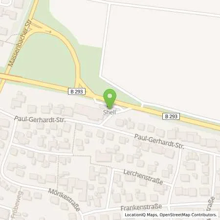 Standortübersicht der Tankstelle Shell Schwaigern An der B 293 in 74193 Schwaigern