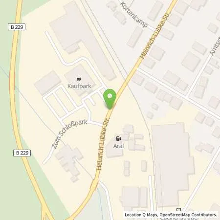Standortübersicht der Tankstelle Aral Tankstelle in 59759 Arnsberg