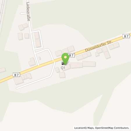 Standortübersicht der Benzin-Super-Diesel Tankstelle: Q1 Tankstelle in 42327, Wuppertal