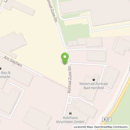 Standortübersicht der Benzin-Super-Diesel Tankstelle: AVIA Tankstelle in 36251, Bad Hersfeld