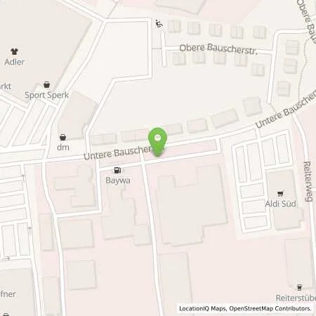 Standortübersicht der Tankstelle BayWa Tankstelle Weiden in 92637 Weiden