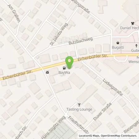 Standortübersicht der Tankstelle BayWa Tankstelle Miltenberg in 63897 Miltenberg