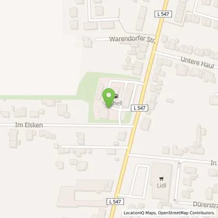 Standortübersicht der Tankstelle Shell Ahlen Warendorfer Str. 169 in 59227 Ahlen
