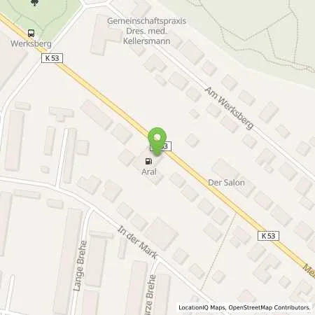 Standortübersicht der Tankstelle Aral Tankstelle in 49086 Osnabrück