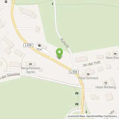 Standortübersicht der Tankstelle star Tankstelle in 37444 Sankt Andreasberg