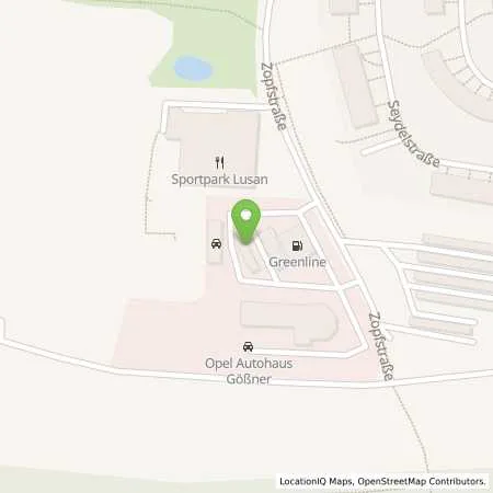 Standortübersicht der Tankstelle Gera (07549), Zopfstr. 8 in 07549 Gera