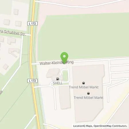 Standortübersicht der Tankstelle Shell Hennigsdorf Spandauer Allee 7 in 16761 Hennigsdorf