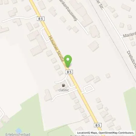 Standortübersicht der Tankstelle Bredstedt in 25821 Bredstedt